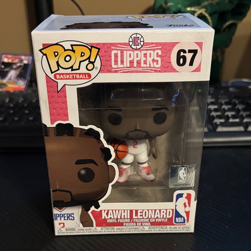 Funko Pop Clippers Basketball Figure with Black and White
